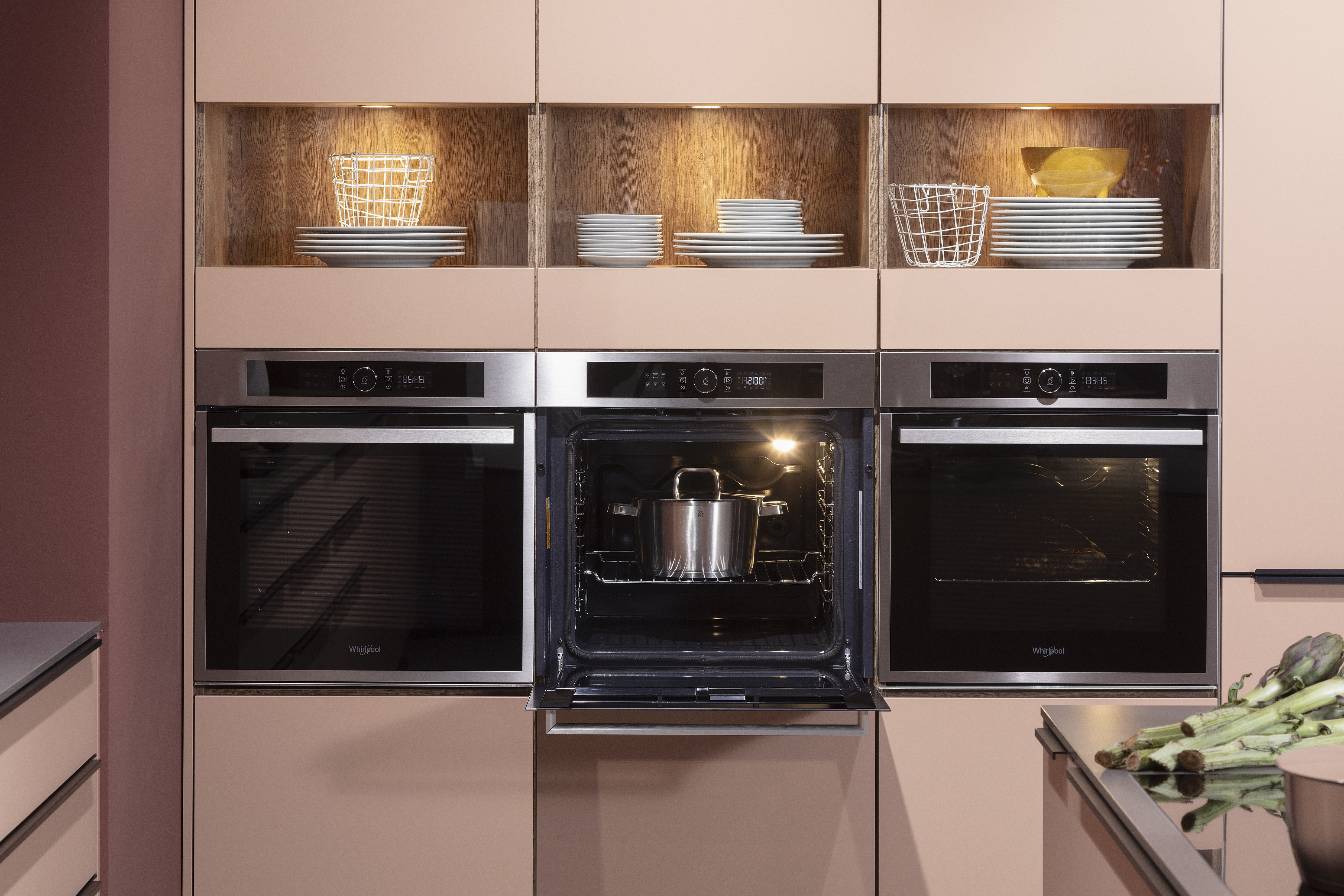 Nobilia Küche „Koralle“ mit Einbaugeräten