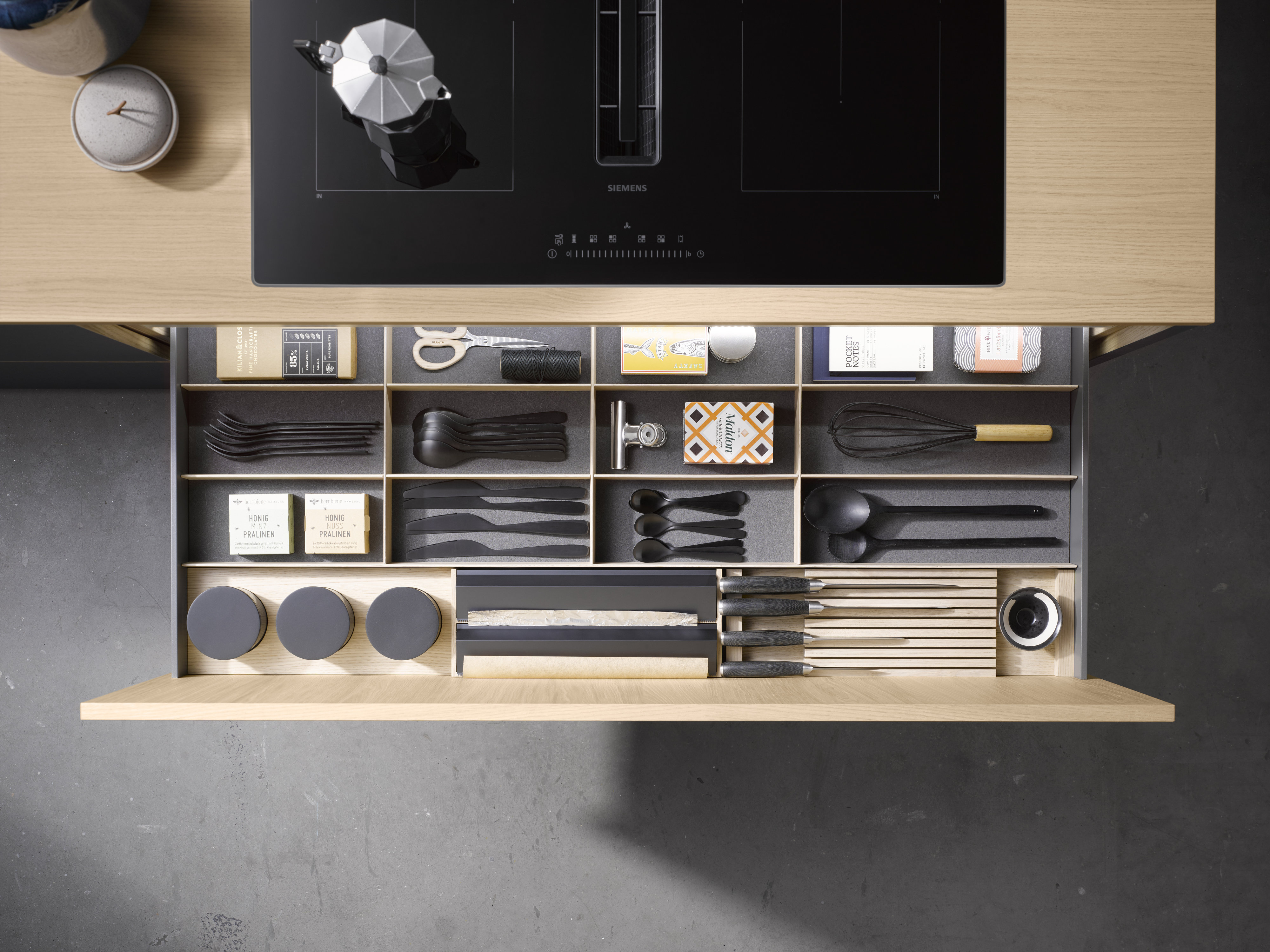 Häcker SlimLine Drawer mehr Platz in der Küchenschublade